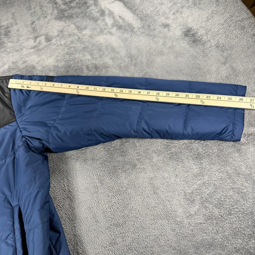 The North Face Mens XXL Blue Black Two Tone Everyday Insulated‎ Puffer Jacket